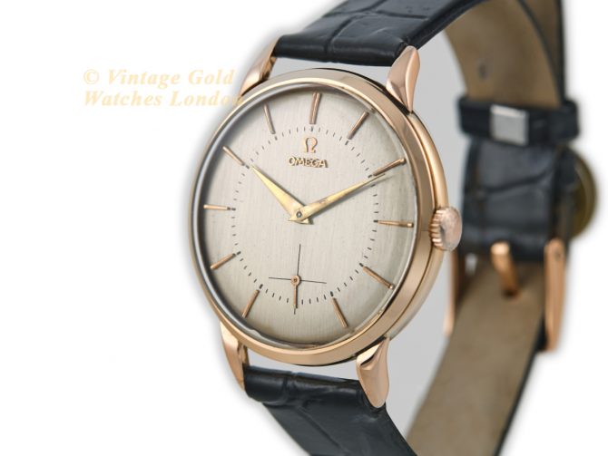 Omega Model Ref.2885 18ct Pink Gold 1954 (5)