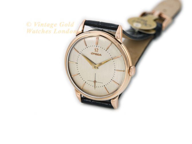 Omega Model Ref.2885 18ct Pink Gold 1954 (6)