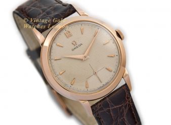 Omega Model Ref.2684 18ct Pink Gold 1953 - hover