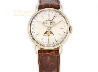 Omega Triple Date Moonphase Model Ref.2473 14ct 1951
