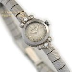 Ladies Rolex 18ct White Gold & Diamond c1948 mobile navigation (2)