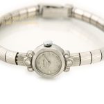 Ladies Rolex 18ct White Gold & Diamond c1948 mobile navigation (7)