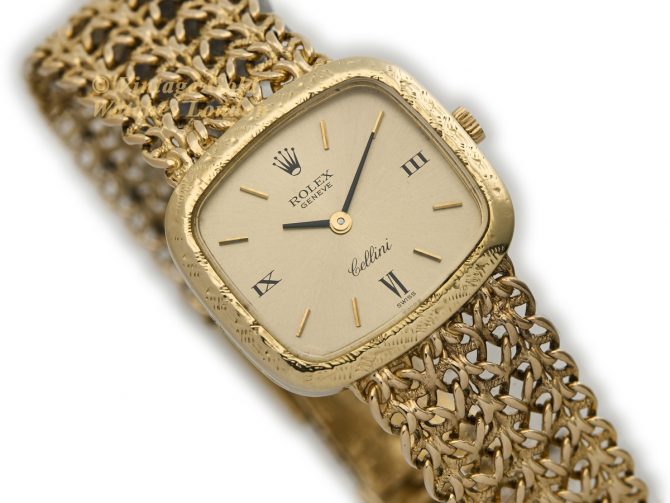 Ladies Rolex Cellini Cal.1600 18ct 1969 on Bracelet (2)