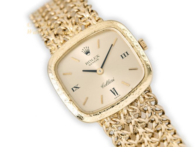 Ladies Rolex Cellini Cal.1600 18ct 1969 on Bracelet (1)