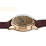 Landeron, Triple Date Moonphase Chronograph Cal.186 18ct Pink Gold c1950 mobile navigation (10)