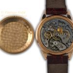 Landeron, Triple Date Moonphase Chronograph Cal.186 18ct Pink Gold c1950 mobile navigation (12)