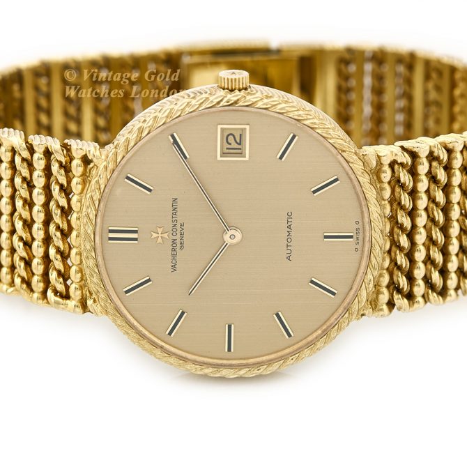 Vacheron Constantin Cal.K1121 18ct 1968 on 18ct Bracelet (13)