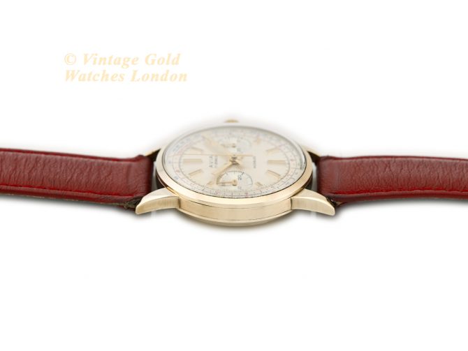 Avia, Chronograph Cal.149 9ct 1959 – Original Dial – Museum Condition (10)