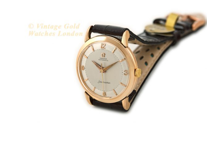 Omega Seamaster Automatic Cal.501 18ct Pink Gold 1957 (6)