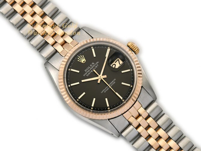 Rolex Datejust Model Ref.1601 Steel & 18ct Pink Gold 1971 (8)