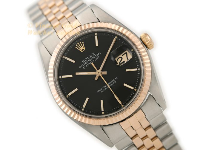 Rolex Datejust Model Ref.1601 Steel & 18ct Pink Gold 1971 (1)