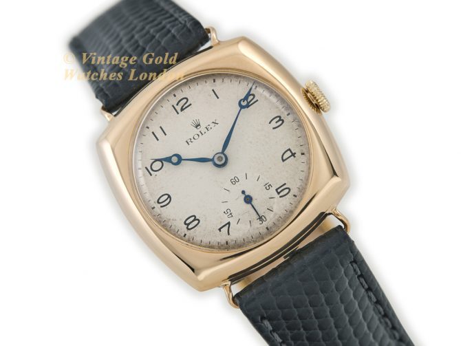 Rolex Cushion Model Ref.3288 18ct c1933 (1)