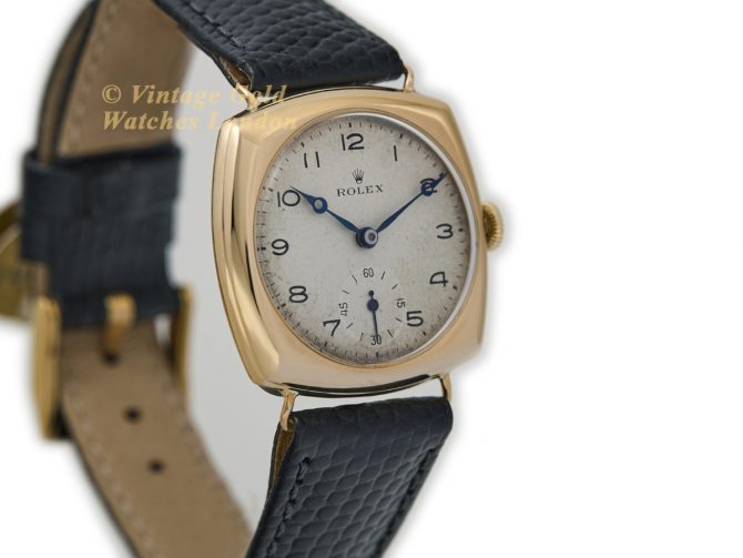 Rolex Cushion Model Ref.3288 18ct c1933 (3)