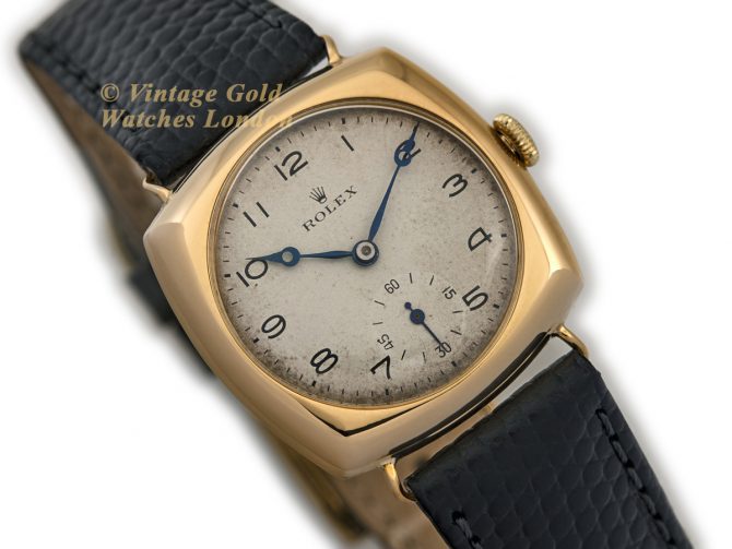 Rolex Cushion Model Ref.3288 18ct c1933 (2)