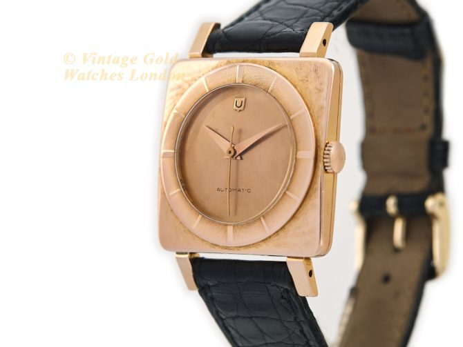 Universal Geneve Cal.139 Bumper Automatic 18ct Pink Gold 1956 (5)