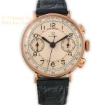 Omega Chronograph Cal.33.3 18ct Pink Gold 1939 mobile navigation (4)