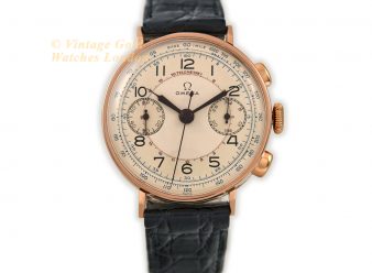 Omega Chronograph Cal.33.3 18ct Pink Gold 1939
