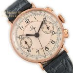 Omega Chronograph Cal.33.3 18ct Pink Gold 1939 mobile navigation (1)
