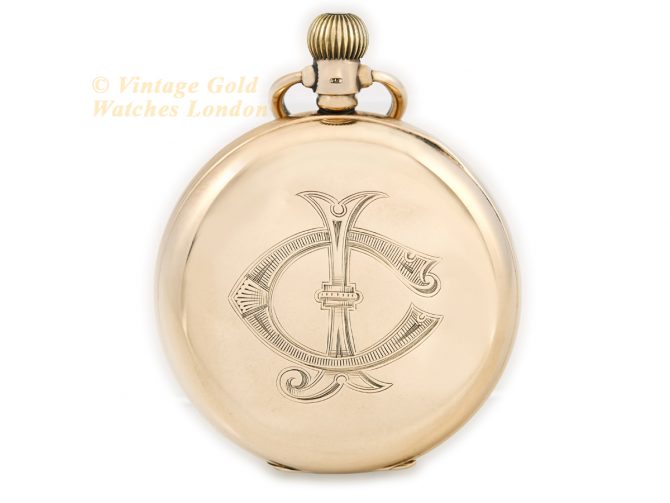 Rolex Pocket Watch 9ct Yellow Gold 1949 (6)
