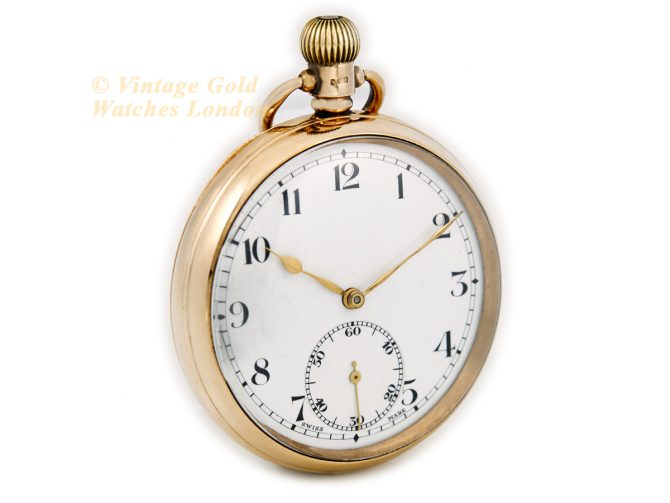 Rolex Pocket Watch 9ct Yellow Gold 1949 (1)