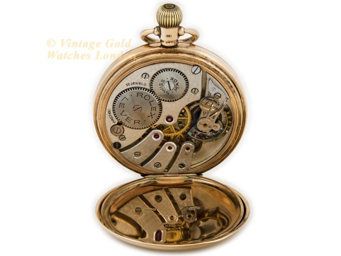 Rolex Pocket Watch 9ct Yellow Gold 1949 (7)