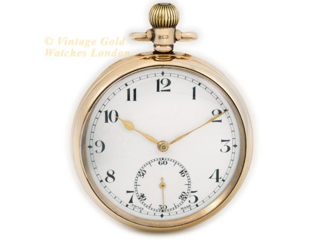 Rolex Pocket Watch 9ct Yellow Gold 1949 (2)