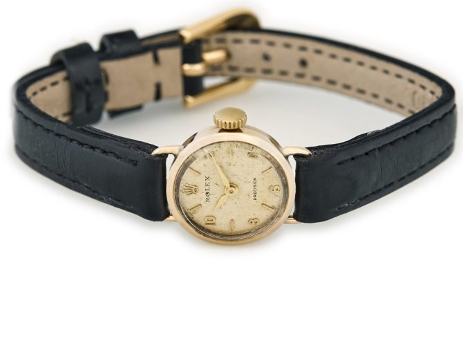 Ladies Rolex Precision Cal.1401 9ct 1964 (7)