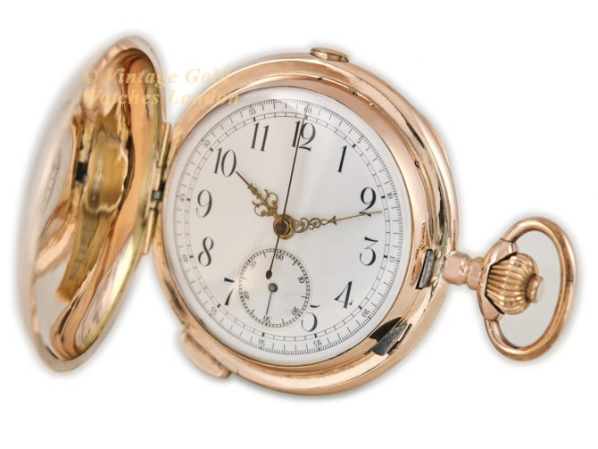 Jaeger-LeCoultre Pocket Watch Chronograph Repeater 14ct Pink Gold (1)