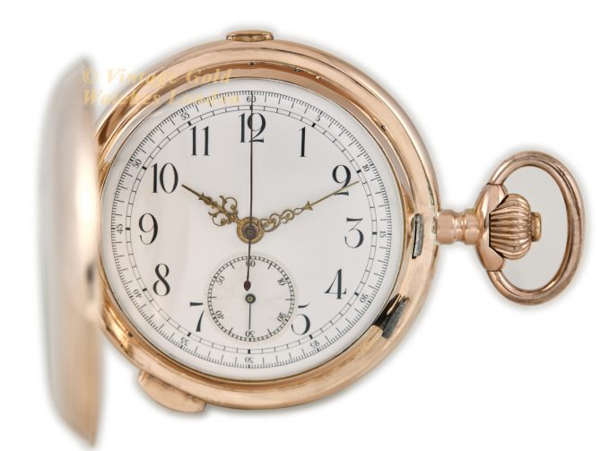 Jaeger-LeCoultre Pocket Watch Chronograph Repeater 14ct Pink Gold (2)