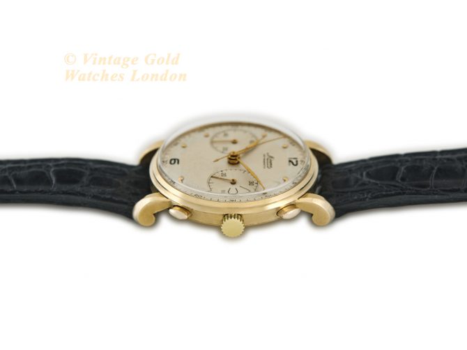 Minerva Chronograph Cal.13-20 CH 18ct c1950 (9)