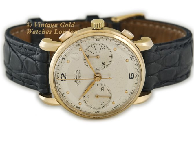 Minerva Chronograph Cal.13-20 CH 18ct c1950 (7)