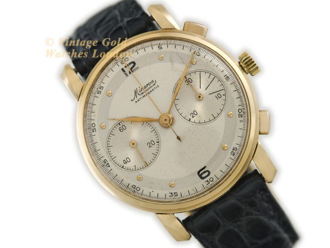 Minerva Chronograph Cal.13-20 CH 18ct c1950 (1)