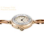 Ladies Rolex Diamond Bezel 9ct Pink Gold 1918 mobile navigation (9)