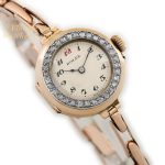 Ladies Rolex Diamond Bezel 9ct Pink Gold 1918 mobile navigation (2)
