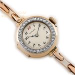 Ladies Rolex Diamond Bezel 9ct Pink Gold 1918 mobile navigation (8)