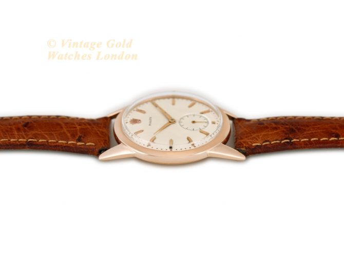 Rolex Precision Model Ref.8405 18ct Pink Gold c1952 (10)