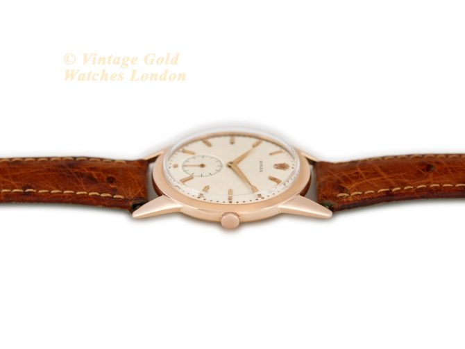 Rolex Precision Model Ref.8405 18ct Pink Gold c1952 (9)