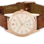 Rolex Precision Model Ref.8405 18ct Pink Gold c1952 mobile navigation (14)