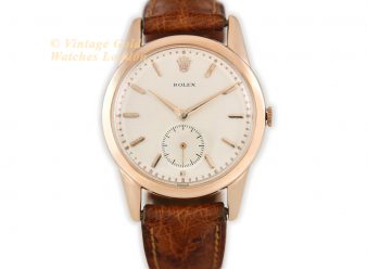 Rolex Precision Model Ref.8405 18ct Pink Gold c1952