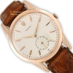 Rolex Precision Model Ref.8405 18ct Pink Gold c1952 mobile navigation (15)