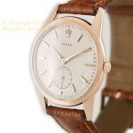 Rolex Precision Model Ref.8405 18ct Pink Gold c1952 mobile navigation (5)