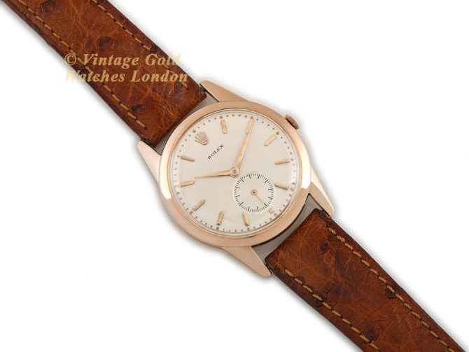 Rolex Precision Model Ref.8405 18ct Pink Gold c1952 (8)