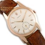 Rolex Precision Model Ref.8405 18ct Pink Gold c1952 mobile navigation (2)