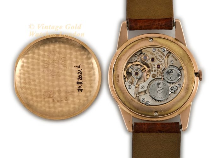 Rolex Precision Model Ref.8405 18ct Pink Gold c1952 (12)