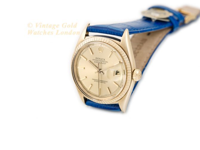 Rolex Oyster Perpetual Datejust Model Ref.1601 14ct c1963 (6)