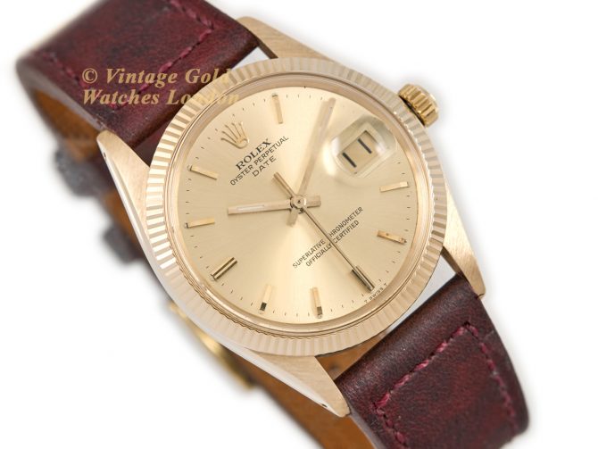 Rolex Oyster Perpetual Date Model Ref.1503 18ct 1966 (2)