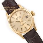 Ladies Rolex Oyster Perpetual Datejust Model Ref.6517 18ct 1966 with Papers mobile navigation (1)