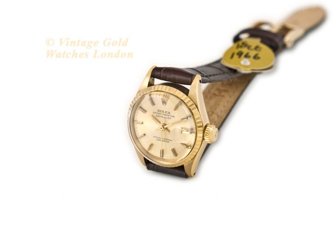 Ladies Rolex Oyster Perpetual Datejust Model Ref.6517 18ct 1966 with Papers (6)
