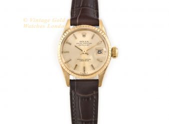 Ladies Rolex Oyster Perpetual Datejust Model Ref.6517 18ct 1966 with Papers