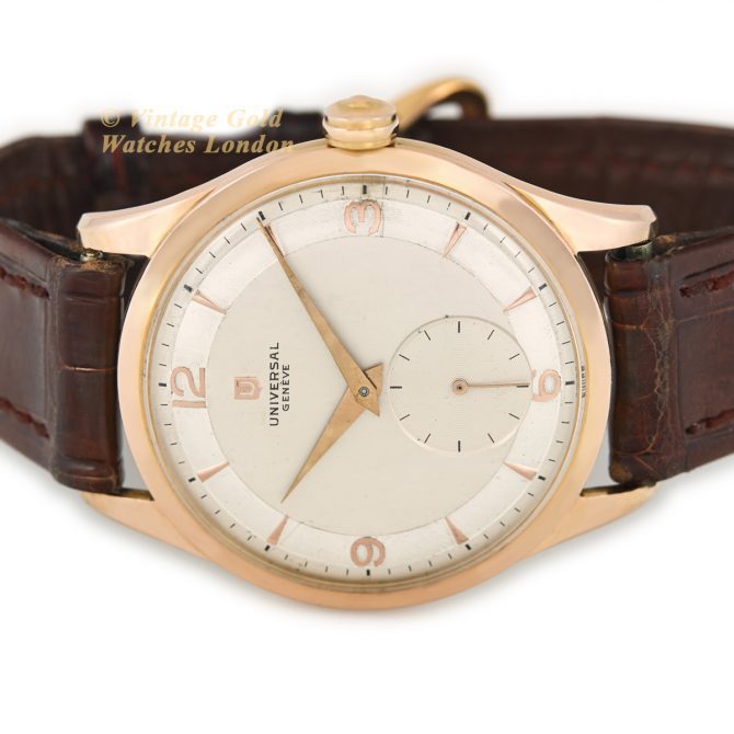 Universal Geneve Cal.262 18ct Pink Gold c1959 (14)